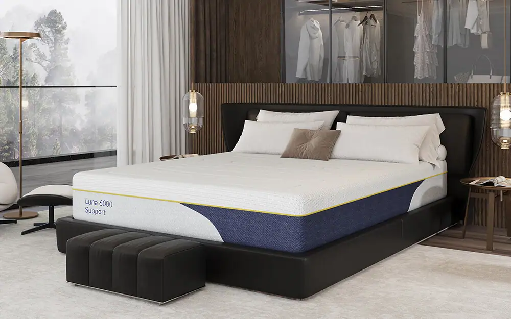 Luna 6000 Support Gel Memory Pocket Hybrid Mattress