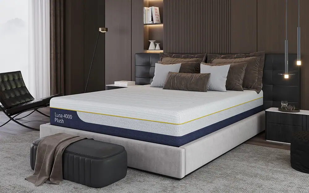 Luna 4000 Plush Gel Memory Pocket Hybrid Mattress