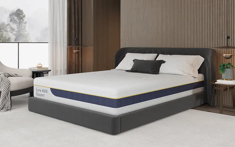 Luna 4000 Support Gel Memory Pocket Hybrid Mattress